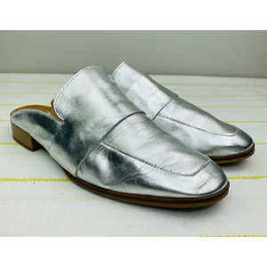 Free People At Ease Leather Mules Womens 39 US 9 Classic Business Casual Chic